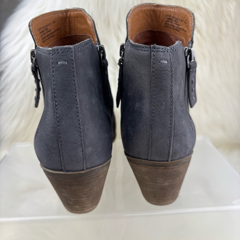 Frye Charcoal Gray Ankle Booties size 9.5 Woman - Picture 4 of 14